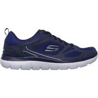Skechers Summits South Rim Mens Training Shoes Navy Gym Workout Fitness Trainers