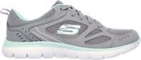 Skechers Summits Suited Womens Training Shoes Grey Gym Workout Fitness Trainers