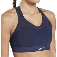 Reebok PureMove Womens Sports Bra Navy Support Breathable Gym Workout Fitness