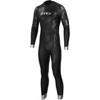 Zone3 Agile Mens Wetsuit Black Neoprene Swimming Hi Vis Waterproof Lined