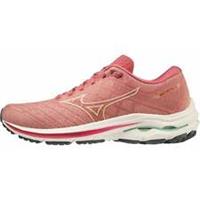 Mizuno Wave Inspire 18 Womens Running Shoes Pink Support Cushioned Run Trainers