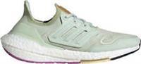 adidas Ultra Boost 22 Womens Running Shoes Green Cushioned Sports Run Trainers