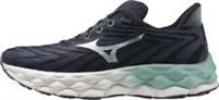 Mizuno Wave Sky 8 Womens Running Shoes Grey Cushioned Carbon Comfort Trainers