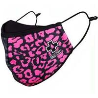 Muc-Off Reusable Face Mask Pink Cycling Moisture Wicking Water Resistant Mens