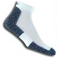 Thorlos Running Womens Anklet Socks White Cushioned Support Sports Training Run - UK 8 - 10 Regular