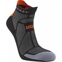 Hilly Marathon Fresh Socklet Running Socks Black Cushioned Sports Training Run