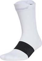 adidas Run X Graphic Running Socks White Cushioned Arch Support Crew Sports Mens
