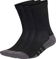 adidas Essentials ClimaCool 3 Pack Crew Socks Black Cushioned Arch Support Gym