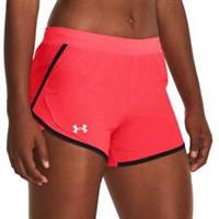 Under Armour Fly By 2.0 Womens Running Shorts Pink Lightweight Lined Breathable