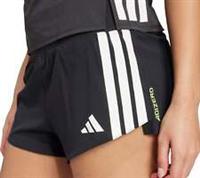 adidas Adizero Gel Pocket Womens Running Shorts Black 3 Inch Zip Pocket Run