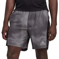 adidas Own The Run Mens Running Shorts Grey 7 Inch Reflective Jogging Pockets