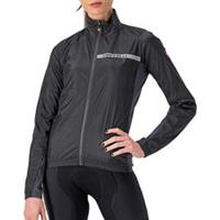 Castelli Squadra Stretch Womens Cycling Jacket Black Reflective Bike Ride Ladies