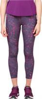 Ronhill Tech Womens Running Tights Purple 7/8 Cropped Training Run Breathable - XL Regular