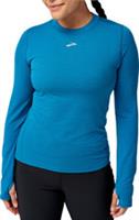 Brooks High Point Womens Running Top Blue Long Sleeve Run Moisture Wicking - L Regular
