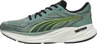 Puma Magnify Nitro 2 Mens Running Shoes Green Cushioned Comfort Sports Trainers