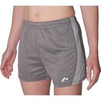 More Mile Marl Jersey Womens Training Shorts Grey Running Moisture Wicking Run