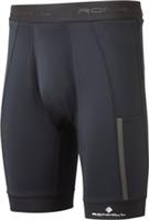 Ronhill Tech Stretch Ultra Mens Short Tights Black 8 Inch Running Fitted Shorts - XL Regular