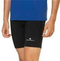 Ronhill Core Stretch Mens Short Tights Black Running Breathable Fitted Shorts - S Regular