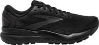 Brooks Ghost 16 WIDE FIT 4E Mens Running Shoes Black Cushioned Sports Trainers
