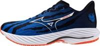 Mizuno Wave Rider 28 Mens Running Shoes Blue Cushioned Sports Training Trainers