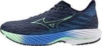 Mizuno Wave Rider 28 Mens Running Shoes Blue Cushioned Sports Training Trainers