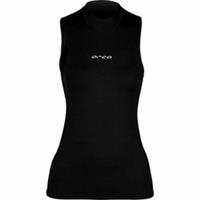 Orca HeatSeeker Womens Base Layer Vest Black Sleeveless Swimming Performance