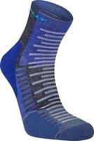 Hilly Active Anklet Running Socks Blue Cushioned Sports Training Run Jogging Gym