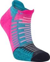 Hilly Active Socklet Running Socks Pink Cushioned Sports Training Run Jogging