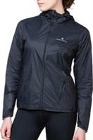 Ronhill Tech All Terrain Womens Running Jacket Black Hooded Run Lightweight - L Regular