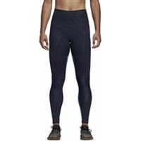 adidas Believe This High Rise Womens Training Tights Blue Gym Workout Fitness