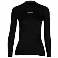 Orca Neoprene Womens Base Layer Top Black Long Sleeve Triathlon Performance