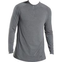 Gymshark Retake Mens Training Top Grey Long Sleeve Half Zip Gym Seamless Workout