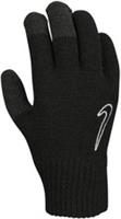 Nike Knitted Tech And Grip 2.0 Junior Running Gloves Black Kids Reflective Youth
