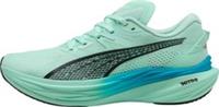 Puma Deviate Nitro 3 Mens Running Shoes Green Cushioned Carbon Sports Trainers