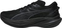 Puma Deviate Nitro 3 WIDE FIT Mens Running Shoes Black Cushioned Carbon Trainers