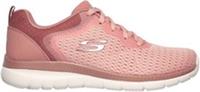 Skechers Bountiful Womens Training Shoes Pink Gym Workout Cushioned Trainers