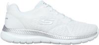 Skechers Bountiful Womens Training Shoes White Gym Workout Cushioned Trainers