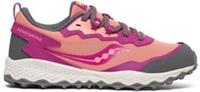 Saucony Peregrine KDZ Shield Junior Trail Running Shoes Pink Kids Offroad Run