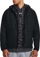 Under Armour Storm Session Hybrid Mens Jacket Black Hooded Outdoor Walking Coat