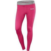 TCA Pro Performance Endurance Womens Running Tights Pink Compression Run Sports - S Regular
