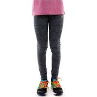 More Mile Girls Running Tights Grey Junior Kids Run Sports Training Jogging Gym