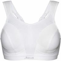 Shock Absorber D+ Max Womens Sports Bra White Padded Breathable Moisture Wicking - 32" Regular