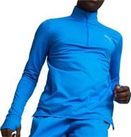 Puma Favourite Mens Running Top Blue Long Sleeve Half Zip Run Reflective Jogging - XL Regular