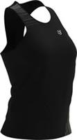 Compressport Performance Womens Running Vest Black Run Breathable Tank Top - L Regular