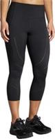 Brooks Method Womens Running Tights Black 3/4 Capri Compression Run Lightweight - XS Regular