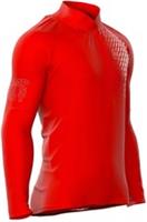 Compressport Hurricane V2 Mens Running Jacket Red Run Lightweight Breathable - XS Regular