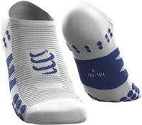 Compressport No Show Running Socks White Womens Cushioned Sports Training Run - UK 2.5 - 5 Regular