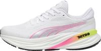Puma Magnify Nitro 2 Womens Running Shoes White Cushioned Comfort Run Trainers