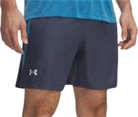 Under Armour Launch Mens Running Shorts Grey 7 Inch Lightweight Lined Breathable - XL Regular