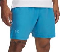 Under Armour Launch Elite Mens Running Shorts Blue 2 In 1 Compression Twin Short - S Regular